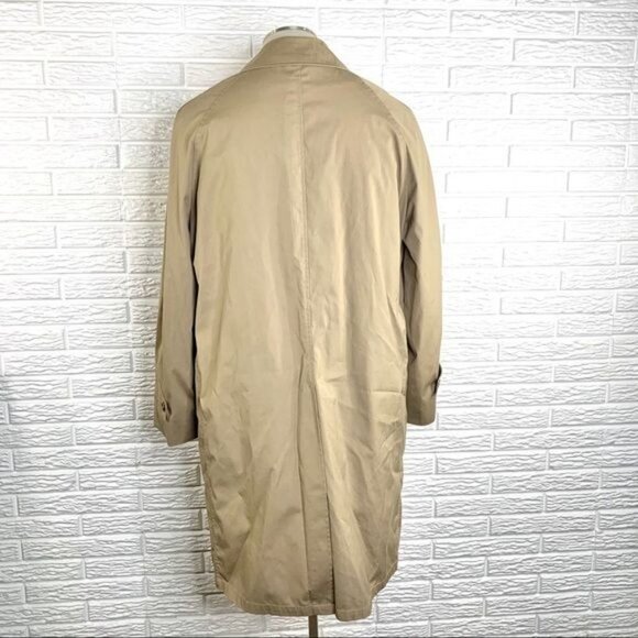 Vintage Mens Sterlingwear of Boston Khaki Overcoat Size 42 - Picture 6 of 7